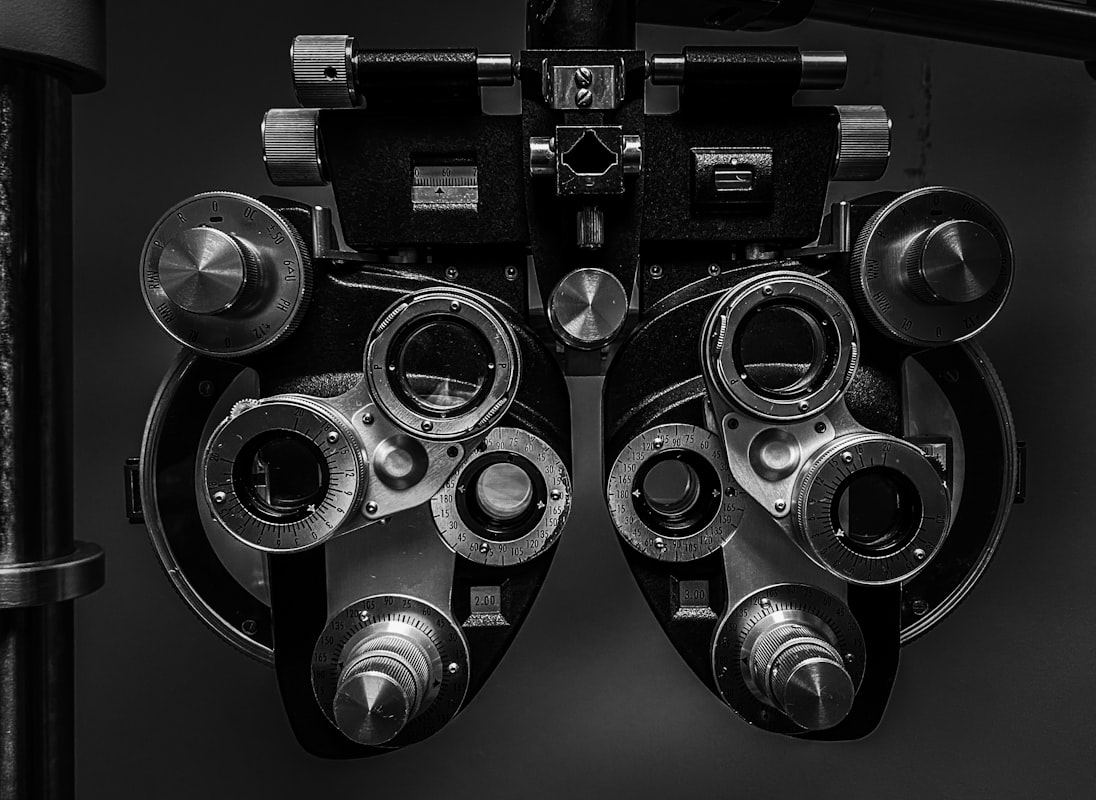 Schematische Darstellung der Gleitsichtbrillen-Funktionsweise